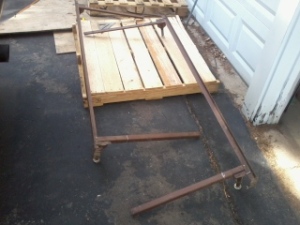 Bedrails can make good structural supports!